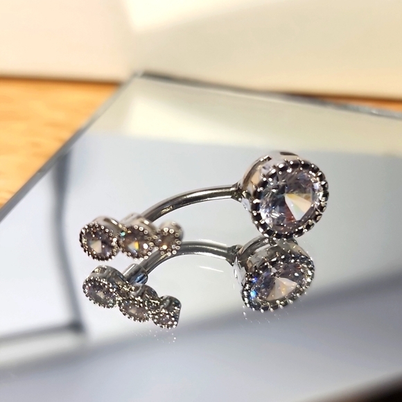 BELLY BUTTON RING STAINLESS STEEL - Picture 2 of 4